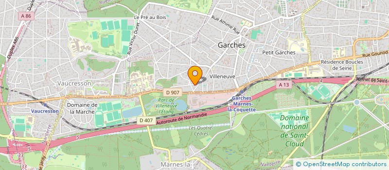 localisation de l'entreprise VERMENTINU à GARCHES