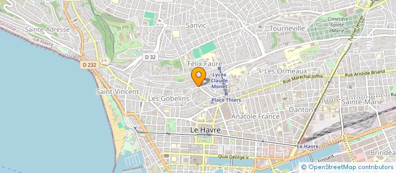 localisation de l'entreprise VERMES à LE HAVRE