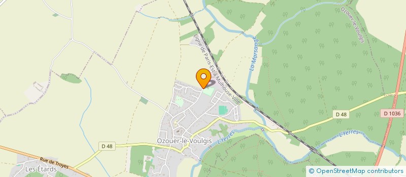 localisation de l'entreprise VERMES DISTRIBUTION  OZOUER-LE-VOULGIS