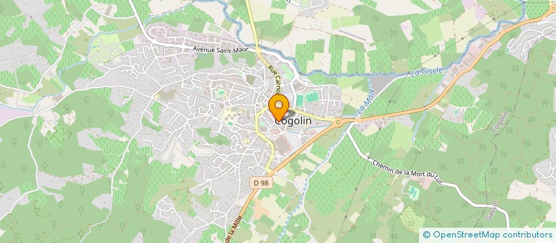 localisation de l'entreprise VERMEULEN à COGOLIN