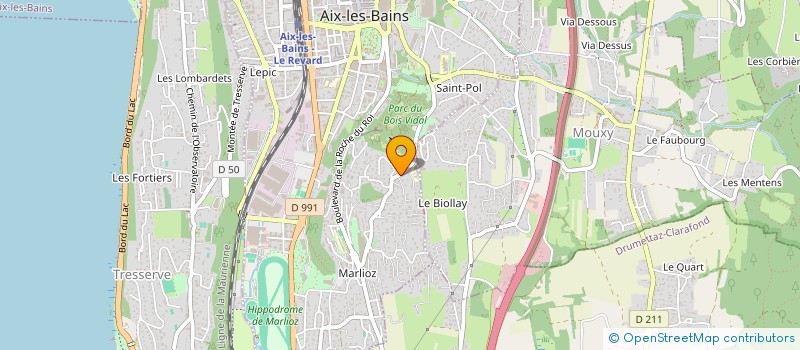 localisation de l'entreprise VERMEULEN INVEST  AIX-LES-BAINS