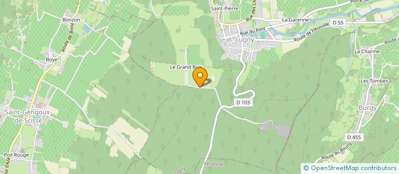 localisation de l'entreprise VERMILLAT à LUGNY