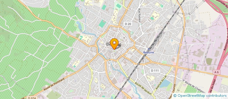 localisation de l'entreprise VERMILLON à BEAUNE