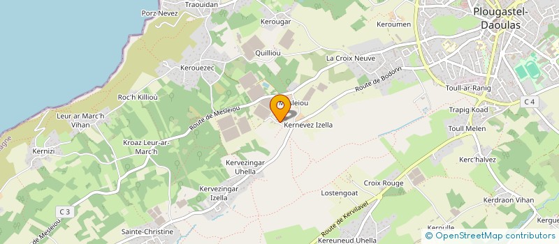 localisation de l'entreprise VERMILLON INVESTISSEMENT à PLOUGASTEL-DAOULAS