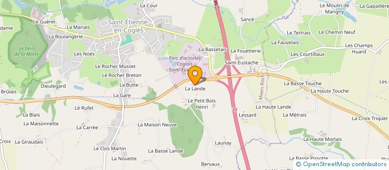 localisation de l'entreprise VERMINIERE DE L OUEST à VAL-COUESNON