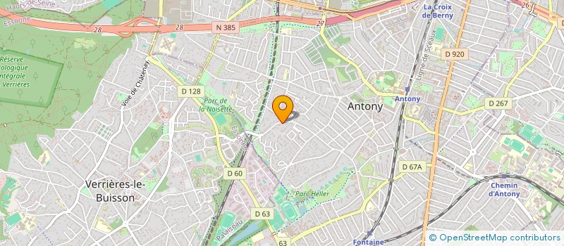 localisation de l'entreprise VERMINVEST à ANTONY