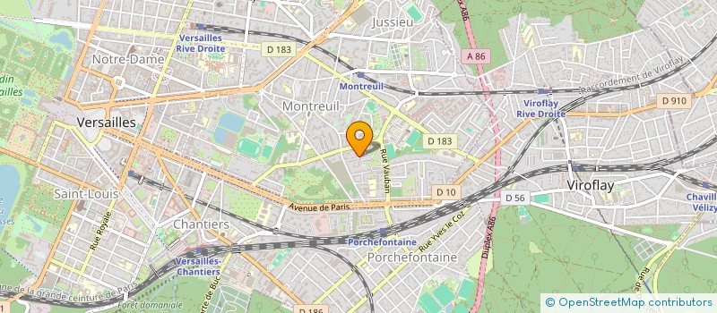 localisation de l'entreprise VERMIRAIL à VERSAILLES