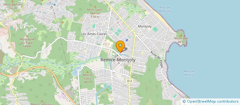 localisation de l'entreprise VERMONT BC  REMIRE-MONTJOLY