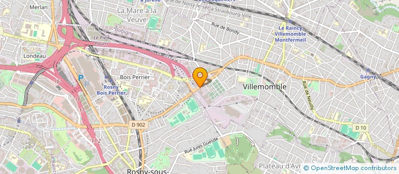 localisation de l'entreprise VERMONT CONCEPT  VILLEMOMBLE