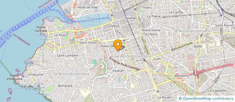 localisation de l'entreprise VERMOT DESROCHES TAVITIAN  MARSEILLE