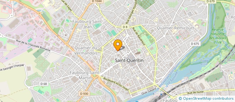 localisation de l'entreprise VERMUE  SAINT-QUENTIN