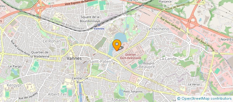 localisation de l'entreprise VERN'ECO à VANNES