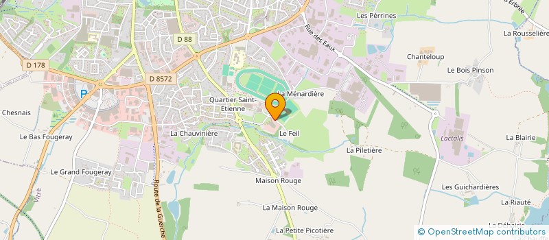 localisation de l'entreprise VERN INVEST  VITRE