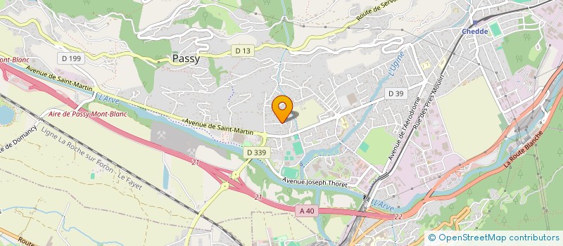 localisation de l'entreprise VERNACORP  PASSY