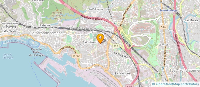 localisation de l'entreprise VERNALIS INTERACTIVE à MARSEILLE