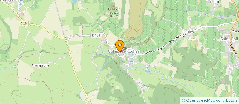 localisation de l'entreprise VERNANCHET JEROME  CULLES-LES-ROCHES