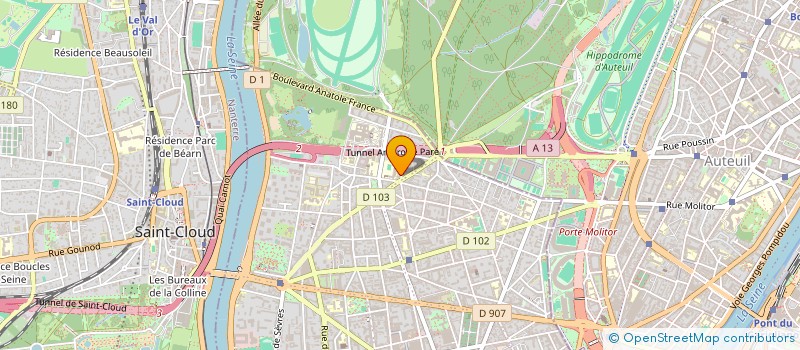 localisation de l'entreprise VERNANTIS à BOULOGNE-BILLANCOURT