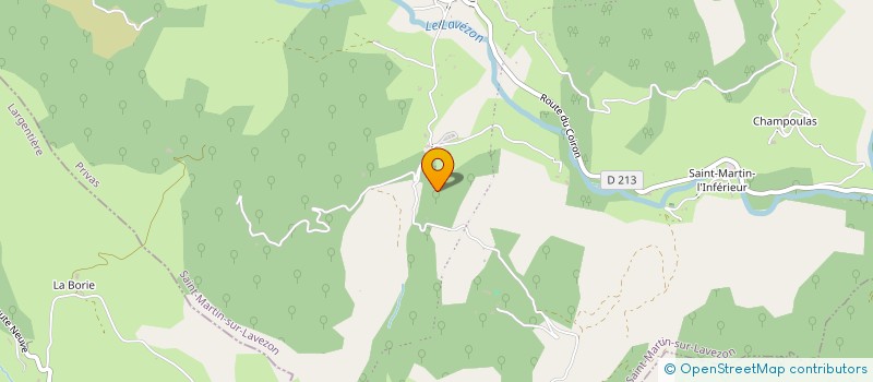 localisation de l'entreprise VERNAY  SAINT-MARTIN-SUR-LAVEZON