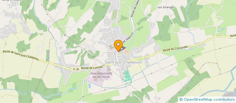 localisation de l'entreprise VERNAY IMMOBILIER  SAINT-JUST-CHALEYSSIN