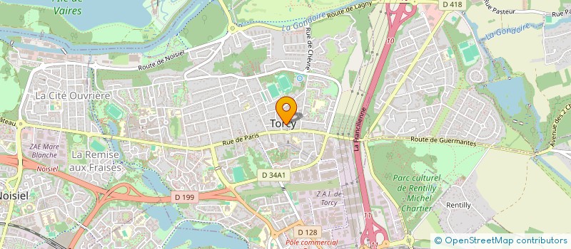 localisation de l'entreprise VERNAY POSE  TORCY