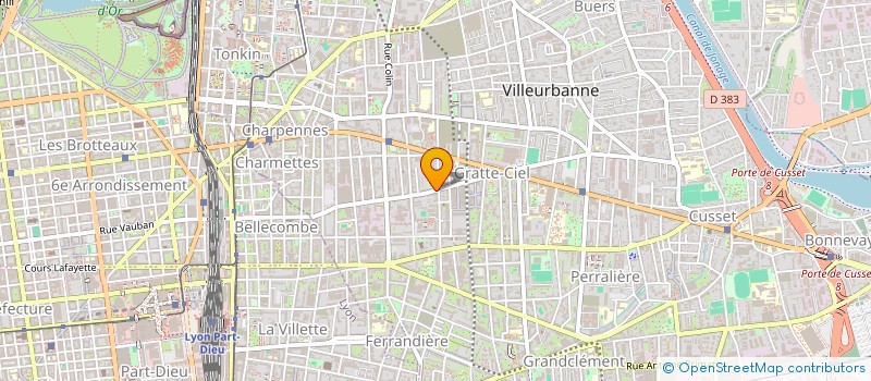 localisation de l'entreprise VERNAYJEANMONIQUE à VILLEURBANNE