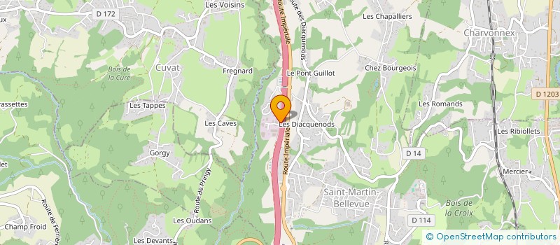 localisation de l'entreprise VERNAZ & ASSOCIES à ANNECY