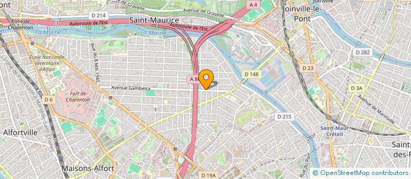 localisation de l'entreprise VERNEAU PATRIMOINE à MAISONS-ALFORT
