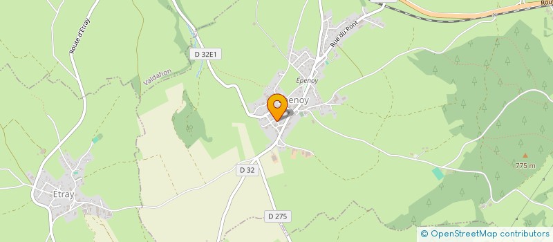 localisation de l'entreprise VERNEREY VINCENT  EPENOY