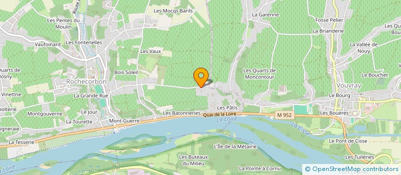 localisation de l'entreprise VERNERIES FINANCES  ROCHECORBON