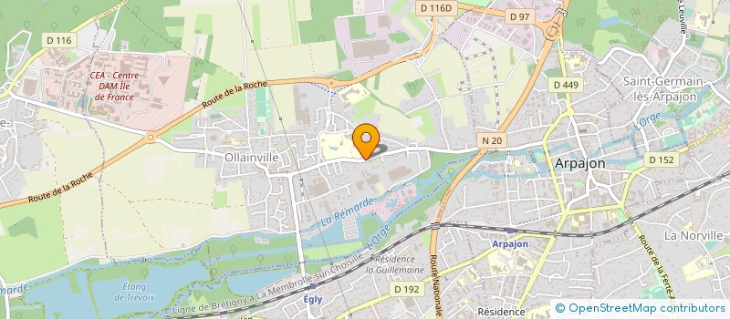 localisation de l'entreprise VERNET à OLLAINVILLE