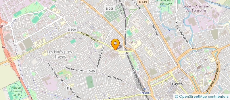 localisation de l'entreprise VERNET  TROYES