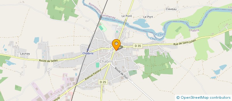 localisation de l'entreprise VERNET à CHABRIS