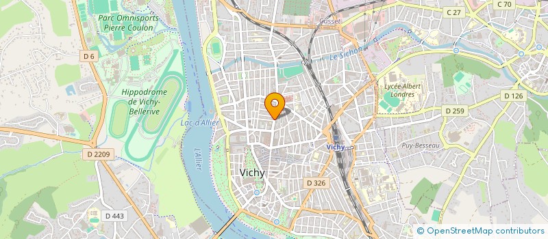 localisation de l'entreprise VERNET à VICHY
