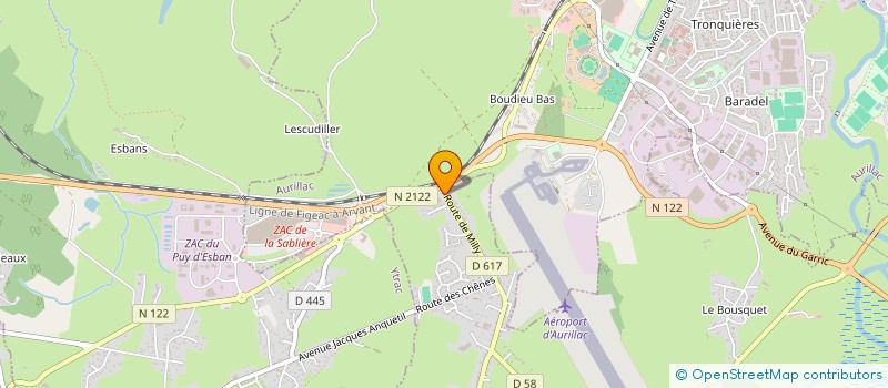 localisation de l'entreprise VERNET AUTOMATISMES à ARPAJON-SUR-CERE