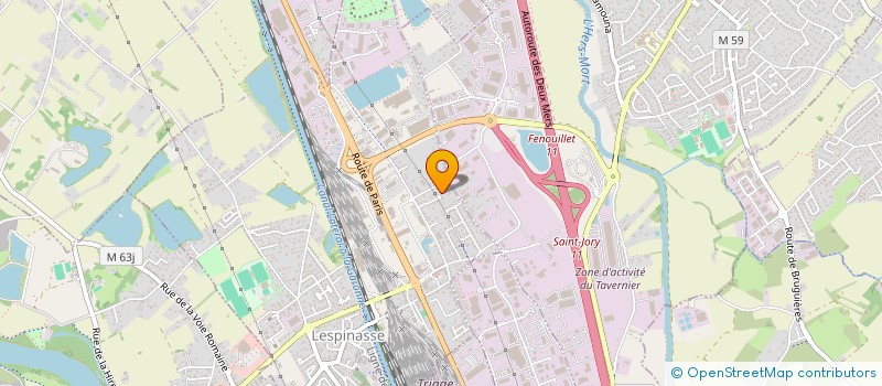 localisation de l'entreprise VERNET BEATRICE  BRUGUIERES