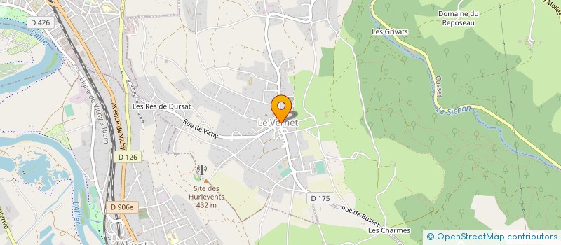 localisation de l'entreprise VERNET IMMO à LE VERNET