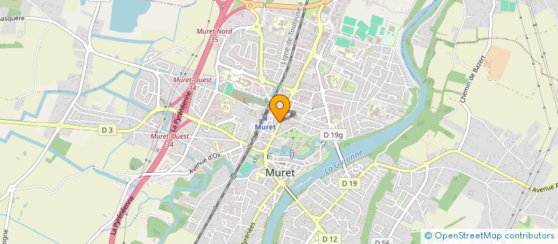 localisation de l'entreprise VERNET L1-L4  MURET