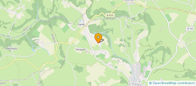 localisation de l'entreprise VERNET PAYSAGES  THEGRA