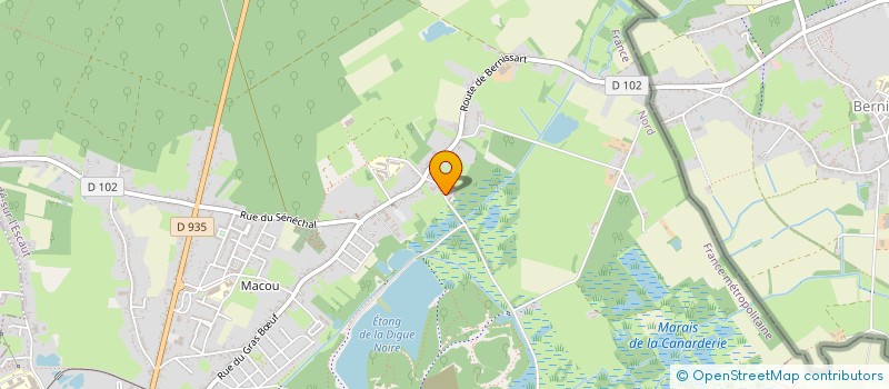 localisation de l'entreprise VERNET PREMET  CONDE-SUR-L'ESCAUT