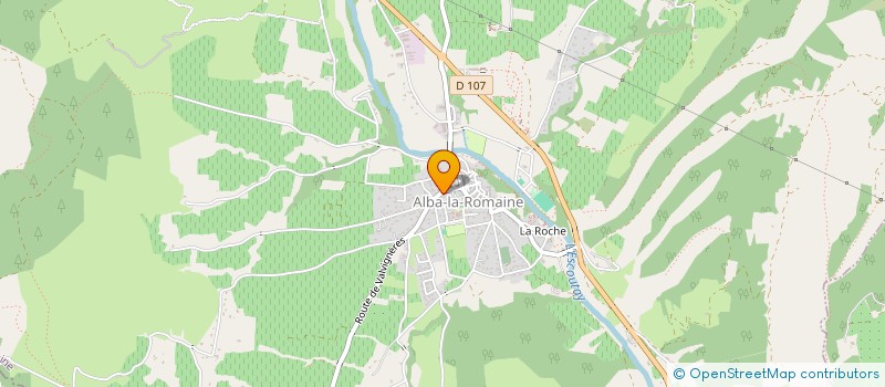 localisation de l'entreprise VERNET SCI à ALBA-LA-ROMAINE