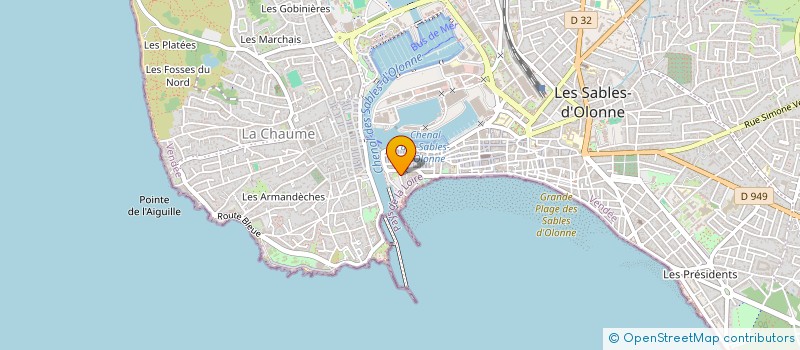 localisation de l'entreprise VERNETTES LES OLONNES à LES SABLES D'OLONNE