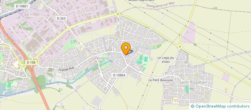 localisation de l'entreprise VERNETTES25  PERIGNY