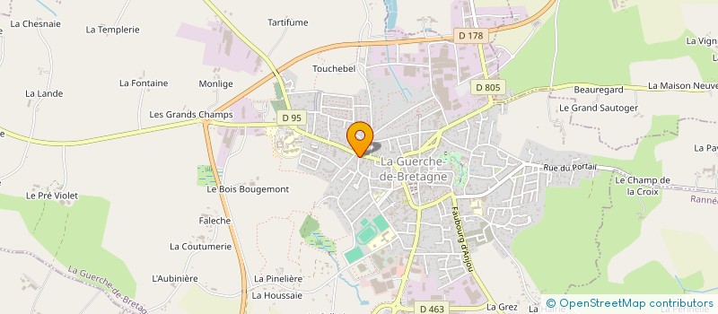 localisation de l'entreprise VERNEUIL  AVAILLES-SUR-SEICHE