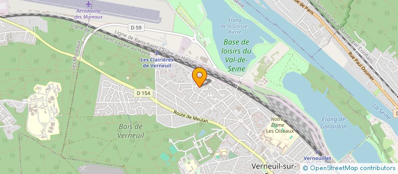 localisation de l'entreprise VERNEUIL-NUMERIQUE  VERNEUIL-SUR-SEINE