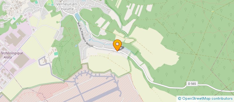 localisation de l'entreprise VERNEUIL PADEL CLUB  VERNEUIL-EN-HALATTE