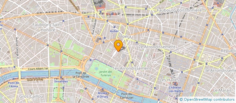 localisation de l'entreprise VERNEY EVOLUTION à PARIS