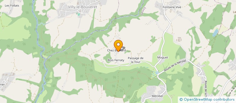 localisation de l'entreprise VERNEY TP à GROISY