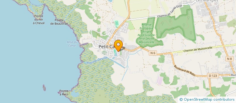 localisation de l'entreprise VERNEZ RECORD à PETIT-CANAL