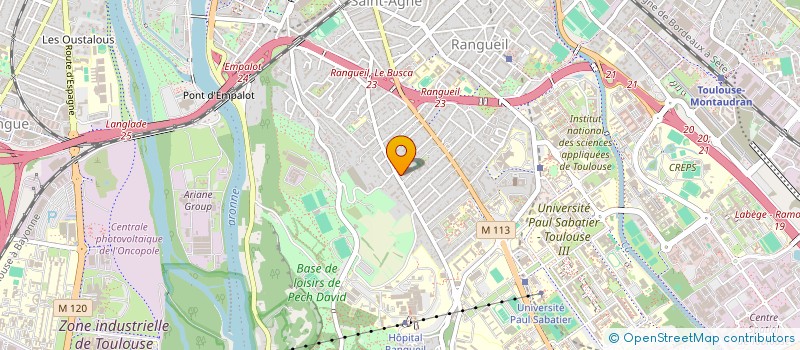 localisation de l'entreprise VERNHES 1 à TOULOUSE