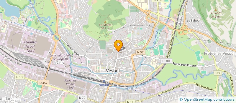 localisation de l'entreprise VERNIER  VESOUL